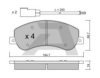 AISIN BPFO-1014 Brake Pad Set, disc brake
